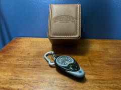 Field & Stream Compass Thermometer Carabiner Pocket Watch