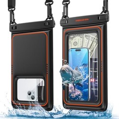 Floating Waterproof Phone Pouch 2 Pack, IPX8 Waterproof Phone Case 7.0 inch