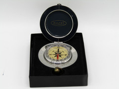 Dalvey Scotland Pocket Classic Compass Oakleaf With Box Instructions