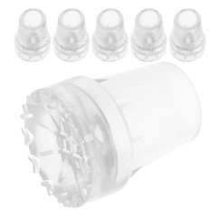 6Pcs Rubber Foot Pads for Cane Transparent Durable Walking Stick Tip Replacement