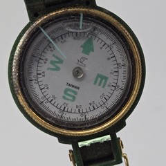 Vintage Engineer Lensatic Compass Made in Taiwan