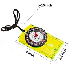 9 Pieces Orienteering Compass Hiking Backpacking Camping Compass Map Reading …