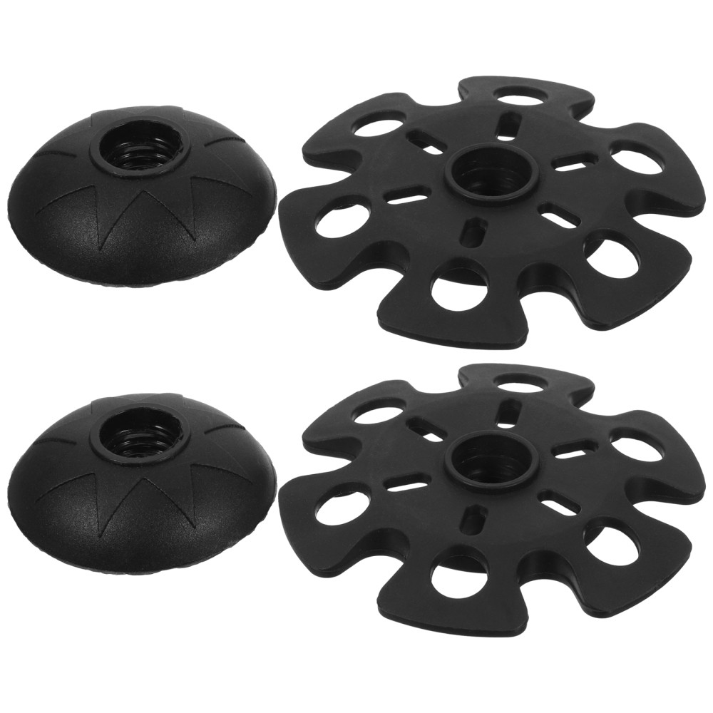 4Pcs Durable Rubber Climbing Trekking Pole Tips for Alpenstock Hiking