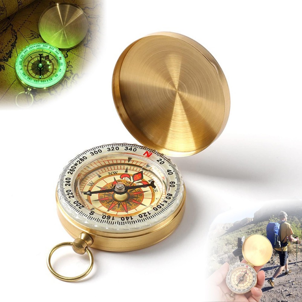 Compass Kids, Portable Compass Pocket Compass, Compass Outdoor, Waterproof…