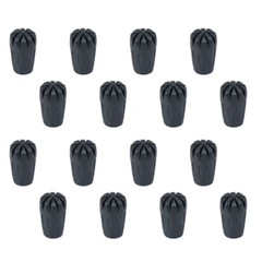 16pcs Mini Alpenstock Rubber Cover Case Pad Protector for Walking Hiking