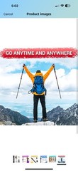 Trekking Poles for Hiking and Walking – Lightweight 7075 Aluminum with Grey