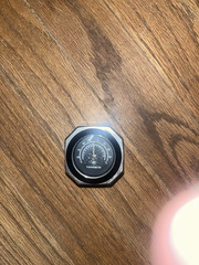 Motorcycle thermometer