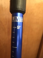 MOUNTAINSMITH RHYOLITE 6061 HIKING SNOW POLE 145 CM 57 INCHES Telescoping Stick