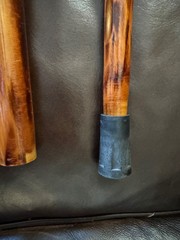 48″ Collapsible Wood Hiking Stick 3-Piece Detachable Walking Staff Travel Pouch