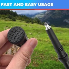 6x Puntas de goma para bastones de senderismo Puntas para bastones de trekking