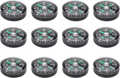 Oil Filled Pocket Button, Mini 20Mm 12Pcs for Hiking, Camping, Survival Kit – Ou