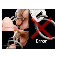 Keychain Carabiner Lightweight Alloy for Outdoor Backpack Hanging Buckle