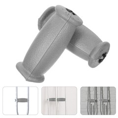 1 Pair Rubber Non Slip Crutch Hand Grip Replacement Handle Grip Accessories
