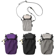 Foldable Crossbody Bag with Shock Absorbing Phone Compartment and Strap