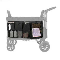 Outdoor Side Storage Bag for Picnic Cart Wagon Stroller 600D Oxford Fabric