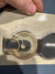 Lensatic Compass With Luminous Dial Liquid Fill