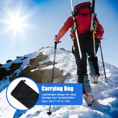 Walking Hiking Trekking Sticks Poles Adjustable Folding Anti-Shock Telescopic