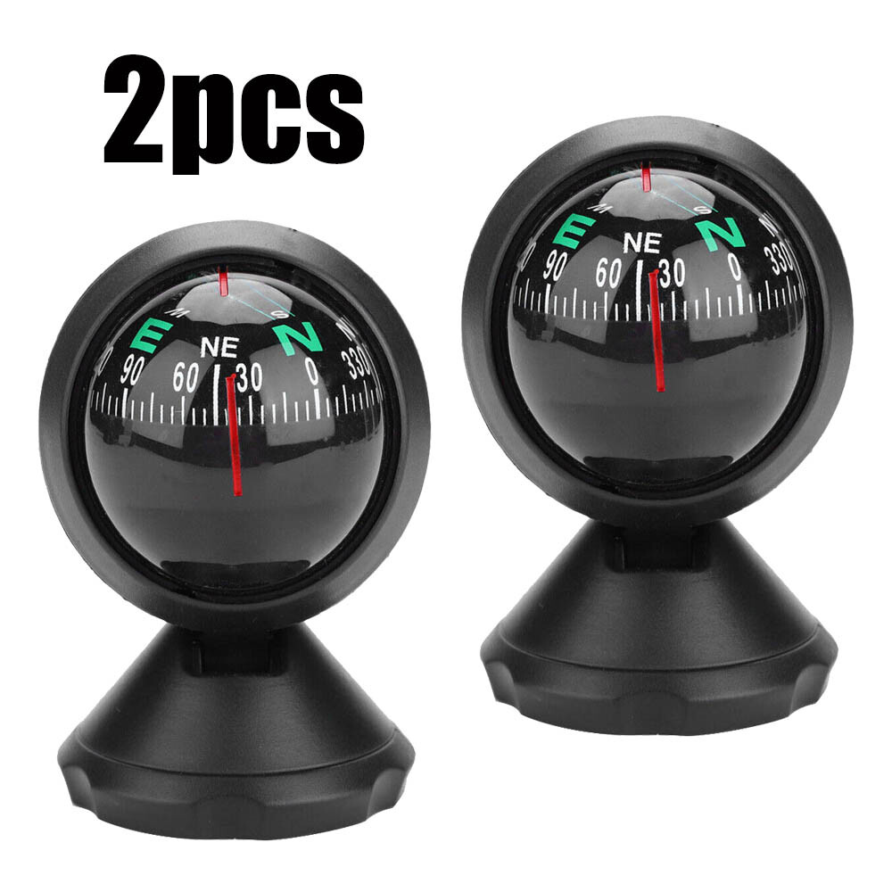 2x Portable Camping Marine Compass For Sail Ship Vehicle Car Boat Navigation USA