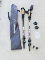 Set of Trail Buddy Trekking Poles 105-135CM Purple – 9K