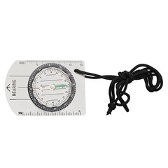 Outdoor Activity Ruler for Compass with Protractor and Precise Map Scale Ratios