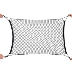 Utility Cart Net 92x74cm Elastic Nylon Mesh with 4 Hooks for Camping Garden