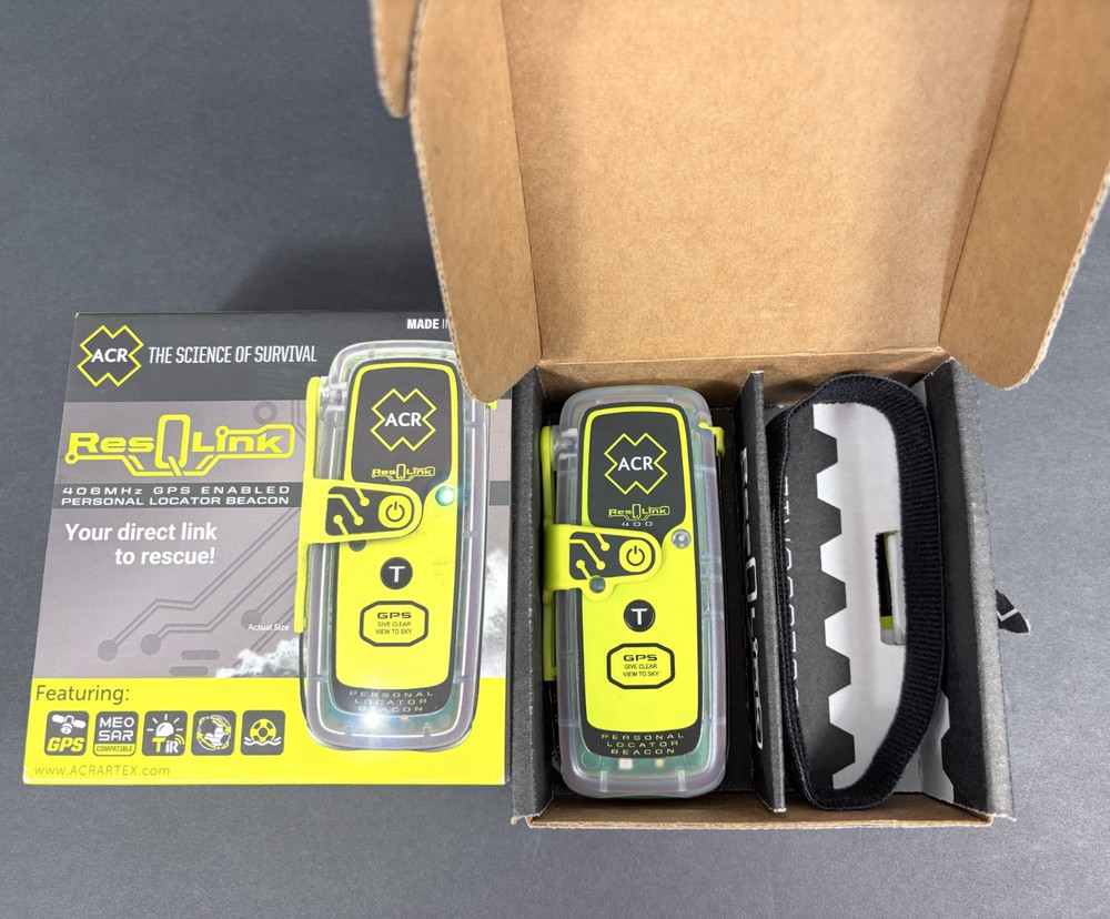 ACR ResQLink 400 SOS Personal Locator Beacon with GPS Model PLB-400