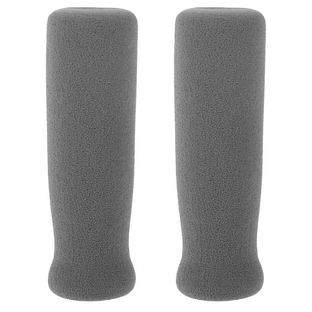2Pcs Crutch Handles Grip Grey Reusable Anti-Skid Handle Wraps for Daily Use