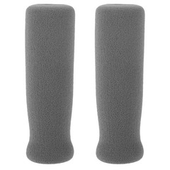 2Pcs Crutch Handles Grip Grey Reusable Anti-Skid Handle Wraps for Daily Use