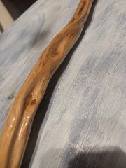 50″ – Hand Carved Diamond Willow – Finished with apoxy – Hiking / Walking Stick