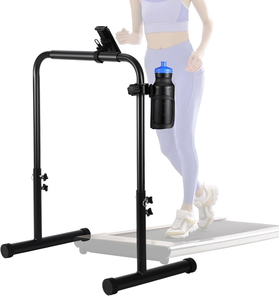 Large Handle Bar for Walking Pad Only with Phone Holder and Cup Holder Adjustabl