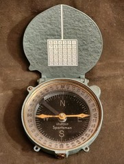 VINTAGE LEUPOLD SPORTSMAN COMPASS USED
