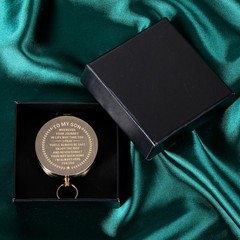 Stocking Stuffers for Teen Boys to My Son Compass Gift from Dad Mom Engraved
