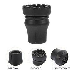 Trekking Pole Tips Replacement Protectors 2Pack Rubber for Hiking 1.9X1.5X1.5in