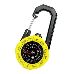 Outdoor Buckle Type Compasses Portable Carabiner Compasses for Hiking and
