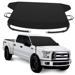 Extra Large Windshield Cover for Ice and Snow, Upgraded Thicken 71″*47″（Large)