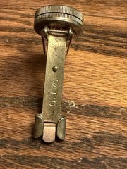 Vintage TRU-NORD Brass Clip On Compass V.E. Budlong Brainerd MN Working Order