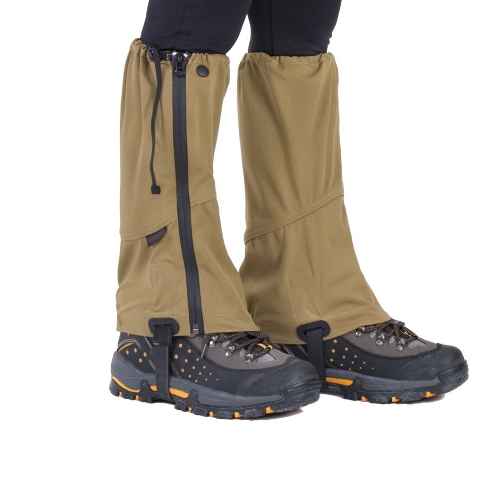 Lightweight Hiking Gaiters for Men Women Windproof Fabric with Adjustable Fit
