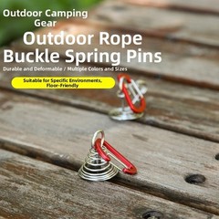 AYXSEE Outdoor Tent Pegs 11 x 3.3cm and 11 x 4.5cm Aluminum Stainless Steel Red