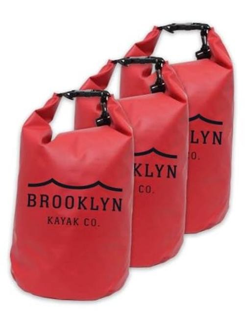 Brooklyn Kayak Company Waterproof Dry Bag – Roll Top 25 Liter Pack of 3