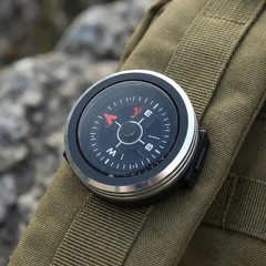 Mini Watch Band Compass Removable Outdoor Camping Hiking Survival Navigation Too