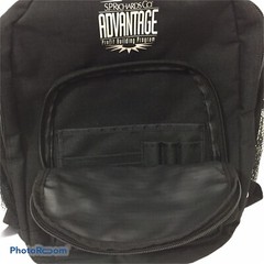 S.R.Richards Co ADVANTAGE Promo Black Canvas Camping Hiking Backpack