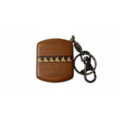 Rare! Wood Compass Keychain Fob Vtg Direction Finder Outdoor Gear Coolectibkr