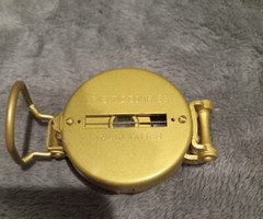 Vintage Liquid Filled LENSATIC Precision Pathfinder Engineer COMPASS Metal Case