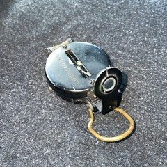 Vintage Engineer Lensatic Compass Pocket Sized Black Made Japan Hiking Hunting