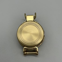 Brass Lensatic Compass Pocket 50mm Military Hiking Sighting Gold Tone Camping