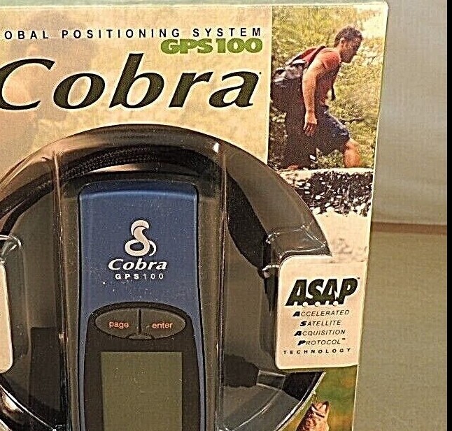 S COBRA GLOBAL POSITIONING SYSTEM, GPS100, NEW