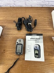 Garmin eTrex Vista Portable Handheld GPS Hiking Companion – With Box