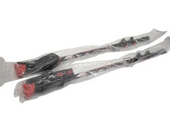 GO2GETHER Trekking Poles Pair Telescope 3 Shaft Aluminum Foam Grip Hiking Black