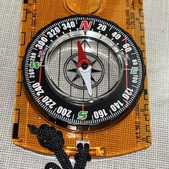 Drawing Scale Compass Folding Map Ruler Buckle Camping Hiking Portable Handheld