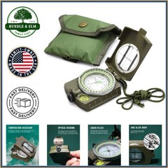Compact Military Compass Ideal for Outdoor Activities, Waterproof & Lightweight